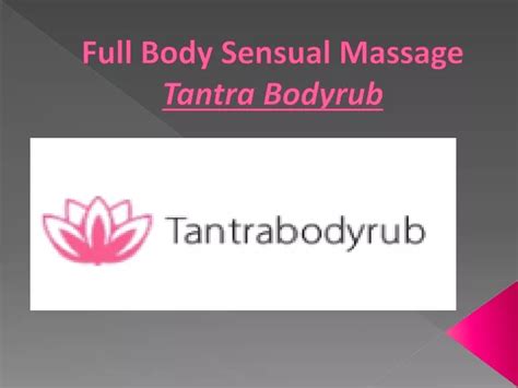 Full Body Sensual Massage Sexual massage Olot
